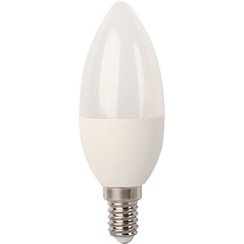 Светодиодная лампа Ecola candle   LED  7W 220V E14 6000K свеча композит 105x37 C4LD70ELC