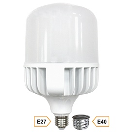 Светодиодная лампа Ecola High Power LED Premium  80W 220V универс. E27/E40 6000K 240х130mm HPUD80ELC