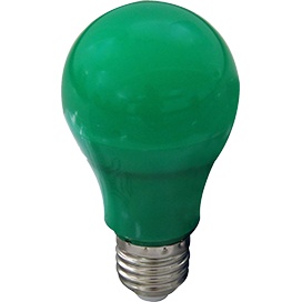 Светодиодная лампа Ecola classic   LED color 12W A60 220V E27 Green Зеленая 360° (композит) 110x60 K7CG12ELY