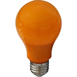 Светодиодная лампа Ecola classic   LED color 12W A60 220V E27 Orange Оранжевая 360° (композит) 110x60 K7CY12ELY