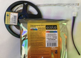 Светодиодная лента Ecola LED strip PRO  4.8W/m 12V IP20  8mm  60Led/m RGB P2LF05ESB