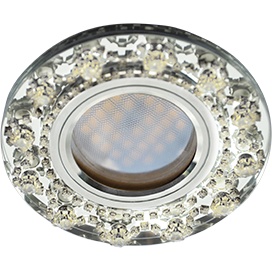 Встраиваемый светильник Ecola MR16 DL1660 GU5.3 Glass FW16RNECB