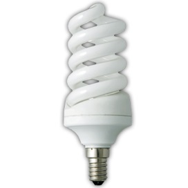  Энергосберегающая лампа Spiral  E14 20W 6400K 220V Z4BD20ECC Ecola