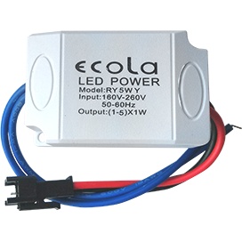 Запасной блок питания подсветки светильника Ecola GX53 H4 LD Power supply GX53 H4 LDxxxx 24V 5W PS5350EFB
