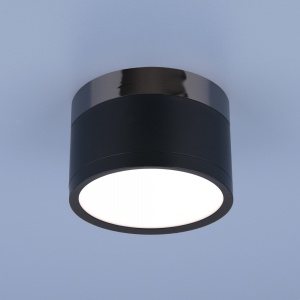  Накладной потолочный светодиодный светильник DLR029 10W 4200K черный матовый/черный хром Elektrostandard