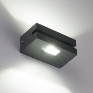  Уличный настенный светодиодный светильник NEREY алмазный серый 1611 TECHNO LED Elektrostandard
