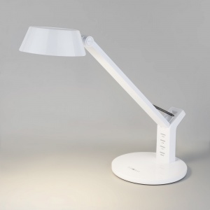 Настольная светодиодная лампа Eurosvet Slink 8W 3300/4200/6500K 80426/1 белый 4690389168512