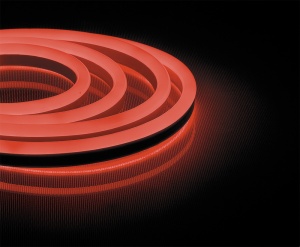 Гибкая светодиодная неоновая лента Feron LS720 120SMD(2835)/м 9.6Вт/м 50м IP67 220V красный 29562