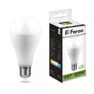  Лампа светодиодная Feron 25791 LB-100 Шар E27 25W 4000K 