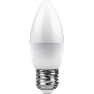  Лампа светодиодная Feron 25936 LB-570 Свеча E27 9W 2700K 