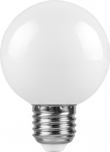  Лампа светодиодная Feron LB-371 Шар E27 3W 6400K 25902 