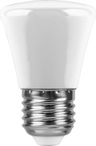  Лампа светодиодная Feron LB-372 Колокольчик матовый E27 1W 6400K 25910 