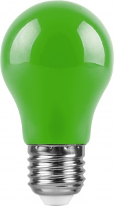  Лампа светодиодная Feron LB-375 E27 3W зеленый 25922 