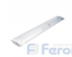 Линейный светильник Feron для светодиодной лампы типа Т8 18W цоколь 2*G13 ДПО 11-2х18-001 41223
