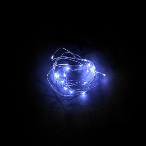 Светодиодная гирлянда Feron CL570 линейная 2м + 0.5м синий с питанием от батареек 32367