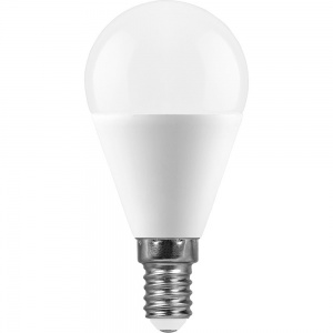Светодиодная лампа Feron LB-950 G45 шар малый 13W 230V E14 2700К 38101