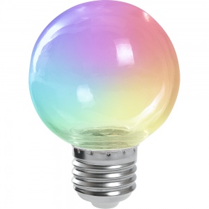 Светодиодная лампа Feron LB-371 Шар E27 3W RGB быстрая смена цвета 38130