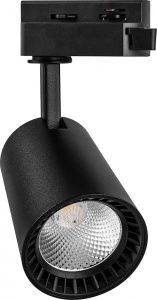  Трековый светодиодный светильник Feron AL100 12W 2700K 35 градусов черный 32512 