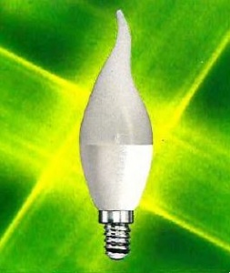 Светодиодная лампа  FL-LED CA37 7.5W E14 2700K 604859 Foton