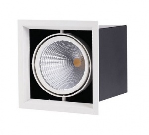 Светодиодный карданный светильник  FL-LED Grille-111  30W 3000K 35° 606686 Foton