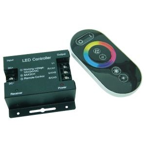 Контроллер для светодиодных лент Foton FL-FPC Controller RGB RF Sensor 3x6A DC12V/24V 216W/432W сенсорный радиопульт 607560