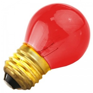 Лампа накаливания Foton DECOR P45 CL 10W E27 RED 230V (S101) 605931