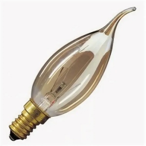Лампа накаливания Foton DECOR С35 FLAME GL 60W E14  230V свеча на ветру золотая 606044