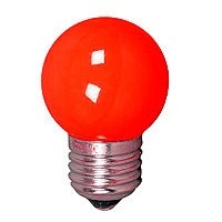  Светодиодная лампа  DECOR GL45 0,6W 220V E27 RED S455 Foton