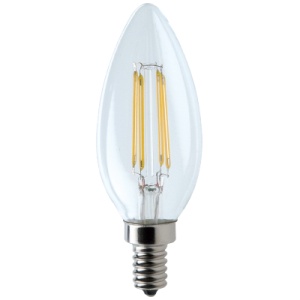 Светодиодная лампа Foton FL-LED Filament C35 7.5W E27 3000К 220V 750Лм 35*98мм 609045