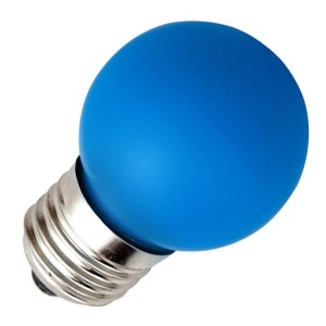 Светодиодная лампа Foton 12LED 24V B50 E27 BLUE 0.6W 25lm LED шарик 54645322