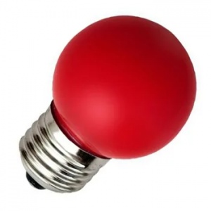 Светодиодная лампа Foton FL-LED DECO-GL45 1W E27 Red 230V E27 LED шарик 608246