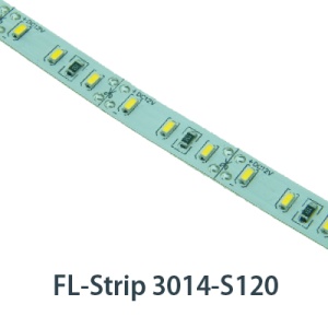 Светодиодная лента Foton FL-Strip 3014-S 120-WW 3000K 12W/m DC-12V IP20 8*5000mm 1200lm/m 607355