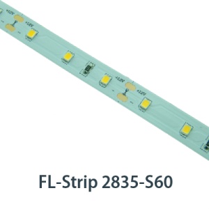 Светодиодная лента Foton FL-Strip 2835- S60-G 12.0W/m  GREEN DC-24V IP20 10*5000mm 613361