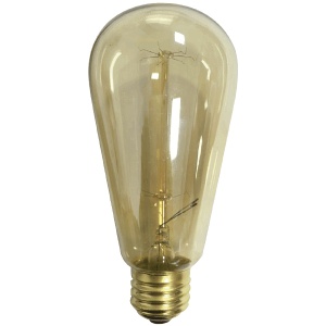 Винтажная лампа Foton FL-Vintage ST64 60W E27 220В 64*146мм ретролампа накаливания груша 605849