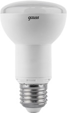  Светодиодная лампа E27 9W 220V 4100K R63
 106002209 Gauss
