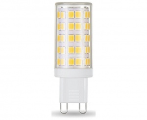 Светодиодная лампа Gauss G9 AC185-265V 5,5W 550lm 3000K керамика диммируемая LED 107309155-D
