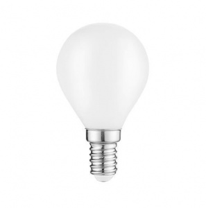 Светодиодная лампа Gauss Filament Шар 9W 610lm 4100К Е14 milky диммируемая LED 105201209-D