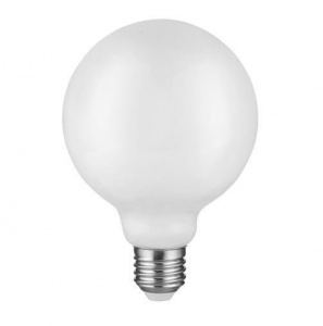 Светодиодная лампа Gauss Filament G125 10W 1100lm 4100К Е27 milky LED 187202210