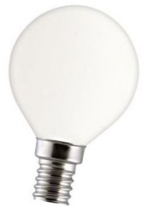 Лампа накаливания General Electric 60DK1/O/E14 230V 2/20 шарик  КРИПТОН опаловый d=45 90800