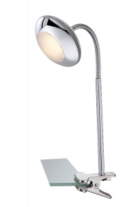  Светодиодная настольная лампа на прищепке Gilles 56217-1K Globo
