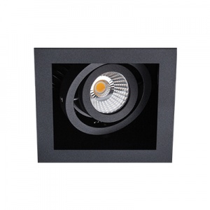  Светодиодный диммируемый светильник Italline 15W 3000K 60° DL 3014 black