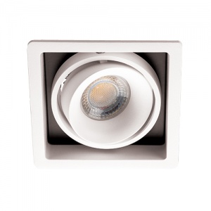 Карданный поворотный встраиваемый светильник Italline DE-311 white