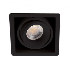 Карданный поворотный встраиваемый светильник Italline DE-311 black