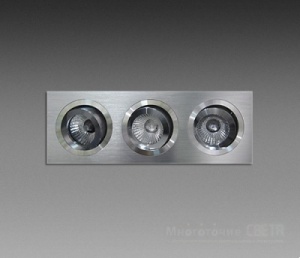 Светильник встраиваемый Italline SAG303-4 silver/silver