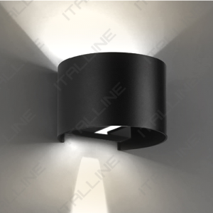 Уличный настенный светодиодный светильник Italline 6Вт 3000К IT01-A310R black