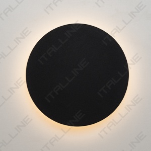 Уличный настенный светодиодный светильник Italline 12Вт 3000К 8663/XL black
