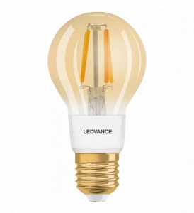 Светодиодная лампа Ledvance ZigBee  FIL Classic A Dimm  55 6 W/2400K E27 680Lm 15000h d60*114 золотистая 4058075528178