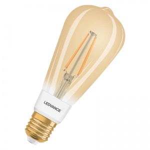 Светодиодная лампа Ledvance ZigBee  FIL Edison Dimm  55 6 W/2400K E27 680Lm 15000h d64*162 золотистая 4058075528192