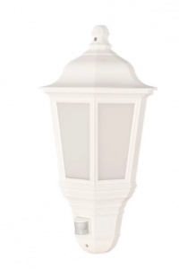Уличный настенный светильник Ledvance Semilantern E27 S WH IP44 sensor 4058075316300