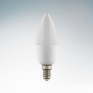  Светодиодная лампа свеча Lightstar E14 7W 2800K 220V 180° 940502
